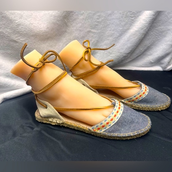 Mix No. 6 Cloth Espadrilles Blue, Size 8.5 - Picture 4 of 6